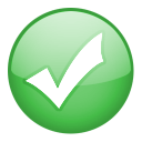 green checkmark